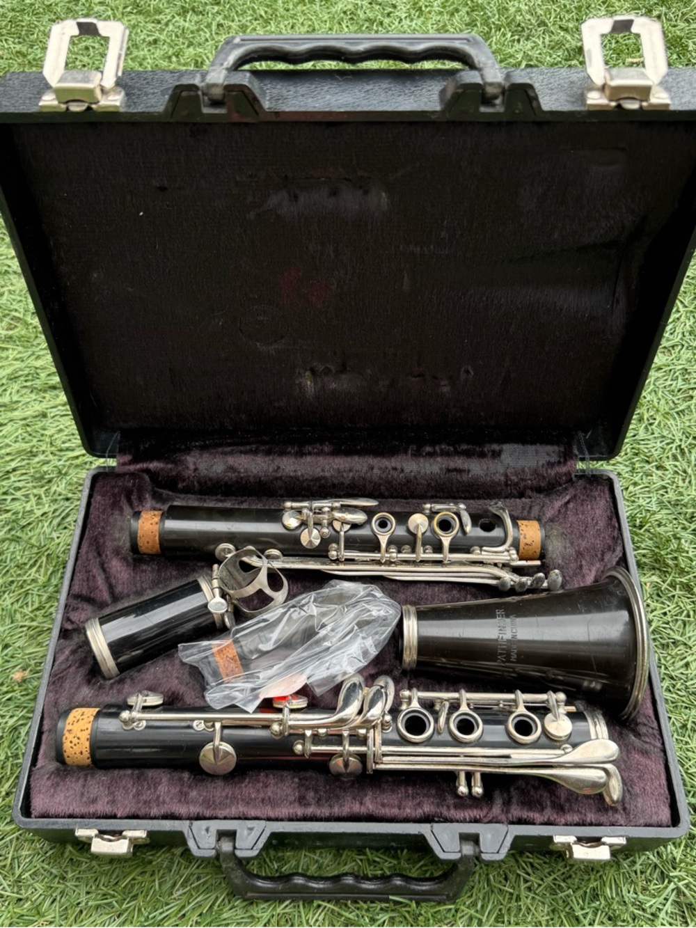 Pathfinder clarinet in case
